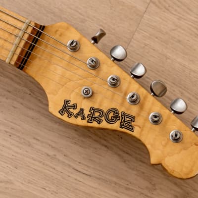 Karge Blackguard T-Type Boutique Guitar Butterscotch w/ Klein Epic Esquire, Case & Hangtags image 4
