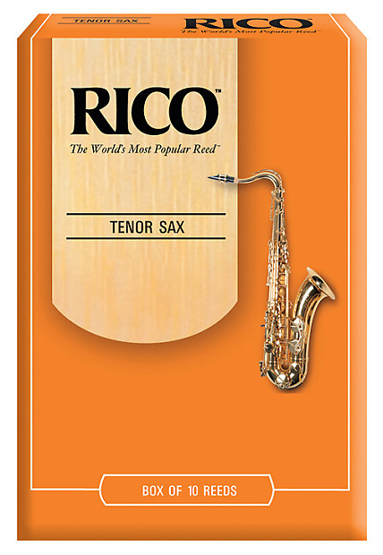 Rico Tenor Saxophone Reeds, Strength 2.0, 10-pack image 1