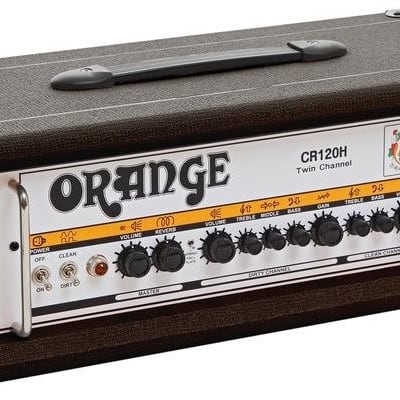 Orange CR120H-BK Solid State 120 Watt Guitar Amp Head in Black image 1