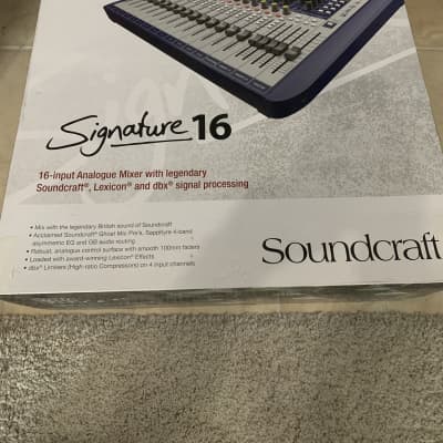 Soundcraft Signature 16 Compact 16-Channel Analog Mixer w/ Effects image 2