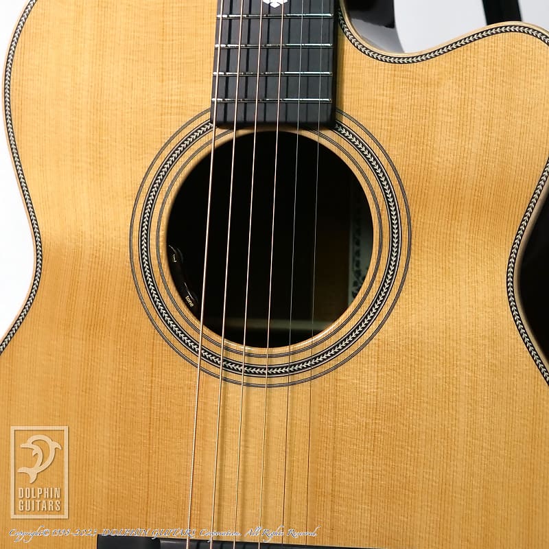 【南】ASTURIAS Herringbone concert BLACK Купить acoustic guitar asturias herringbone concert black