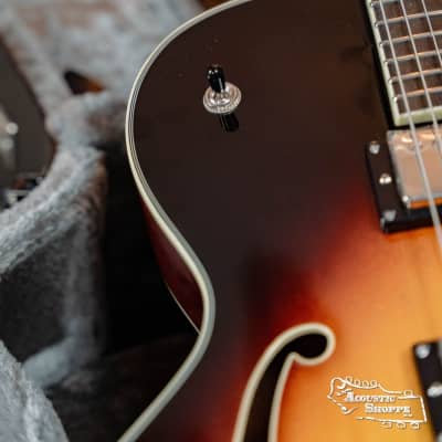 Eastman AR605CED-CS Spruce/Mahogany Classic Sunburst Archtop Guitar w/ Seymour Duncan Seth Lover Humbucker Pickup #0508 image 4