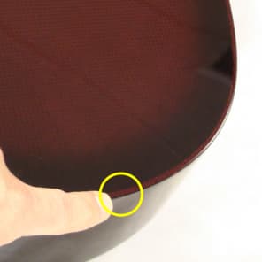 Composite Acoustics GX Wine Burst Narrow Neck. Demo Model With Warranty. Paint Chip. image 4