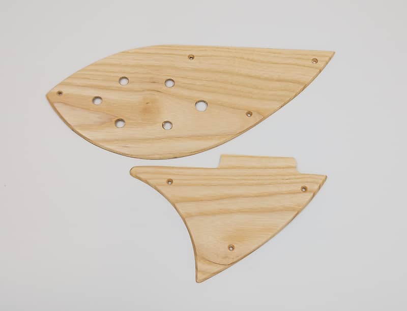 2 pieces ash solid wood pickguard for RICKENBACKER 330/360 | Reverb