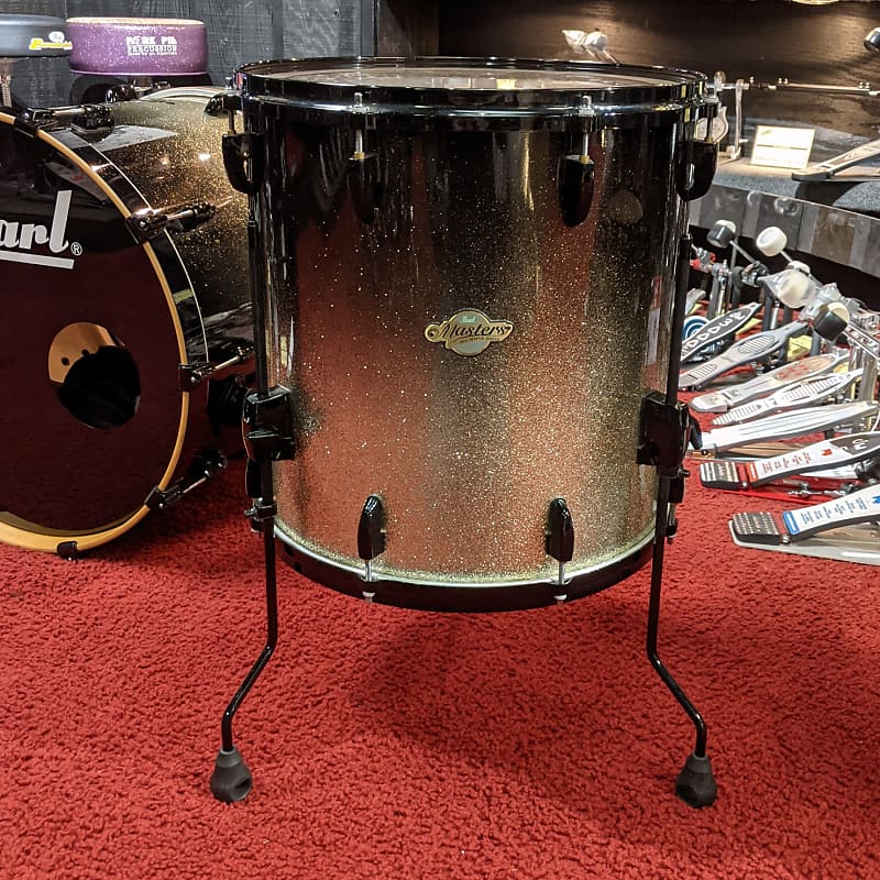 Pearl Masters Maple 4-PC Shell Pack 10/12/16/22 (Black | Reverb