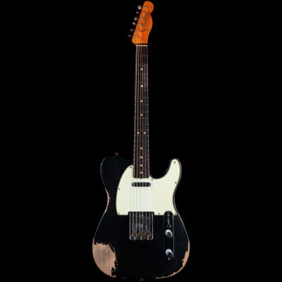 Fender Custom Shop 1963 Telecaster Heavy Relic Rosewood Board Black image 4