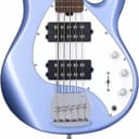 Sterling StingRay Ray5HH 5-String Bass Guitar, Lake Blue Metallic