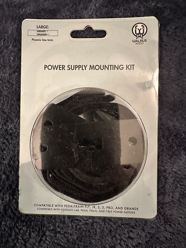 Walrus Audio Power Supply Mounting Kit 2010s - Black | Reverb