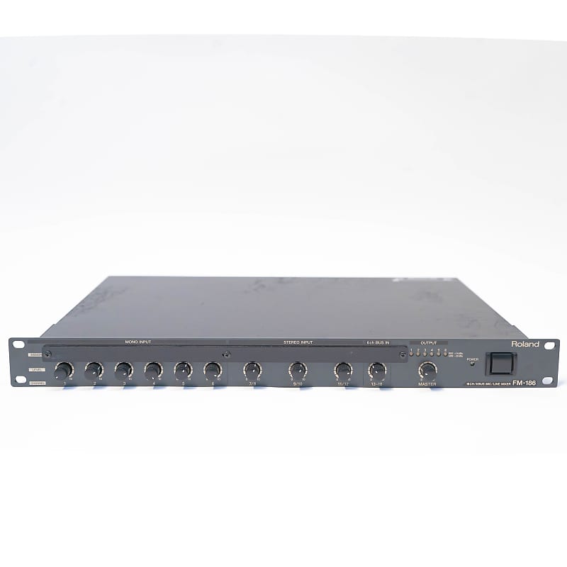 【未使用品】ローランド マイクラインミキサー 18ch FM-186 ローランド 18CH/6BUS MIC/LINE MIXER FM-186 価格比較 - 価格.com