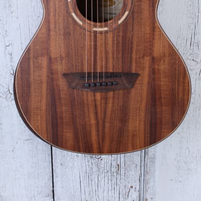 Washburn G-Mini 55 Koa Mini Grand Auditorium Acoustic Guitar with Gig Bag for sale