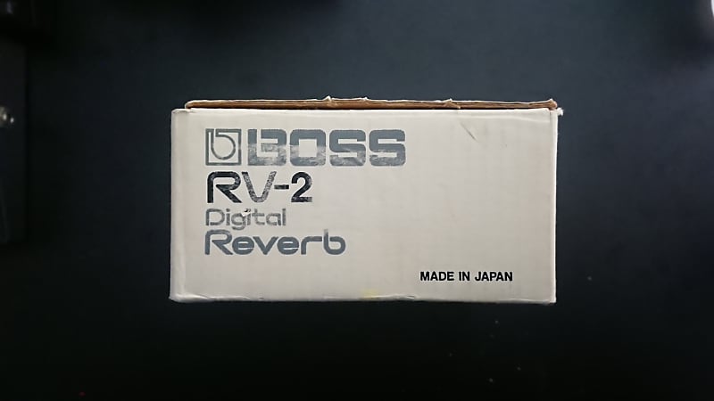 1987 - Boxed - Made in Japan - Vintage Boss RV-2 Digital