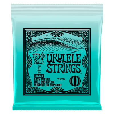 2326 Nylon noir à boule 28-28 Ernie Ball image 3