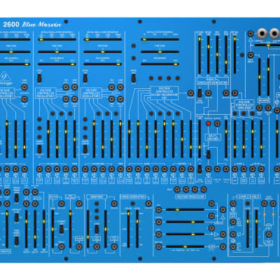 Behringer 2600 Blue Marvin Semi-Modular Analog Synthesizer (Blue)