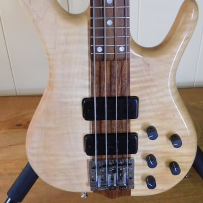 Ken Smith BSR 4 String Bass BLACK TIGER Figured Walnut Top | Reverb