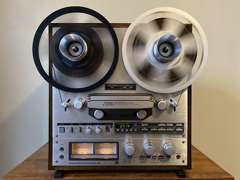 Teac X-1000R Auto Reverse 4 Track Reel to Reel Tape Deck. Pro Serviced.  Watch Video.