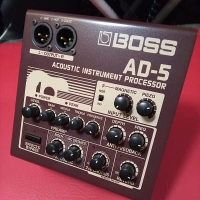 Reverb.com listing, price, conditions, and images for boss-ad-5-acoustic-instrument-processor