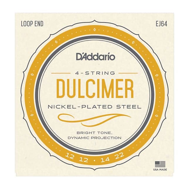 D'Addario EJ64 4-String Mountain Dulcimer Strings image 1