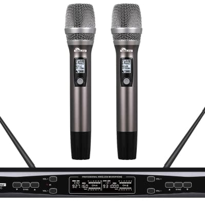IDOLpro UHF-310 Professional Intelligent Dual Wireless Auto Noise  Cancellation Microphone System