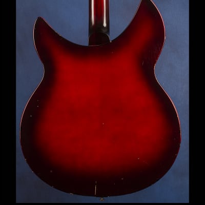 Rickenbacker 1998 RM (three pickups with vibrato) 1966 - Autumnglo (shaded with red and black) image 4