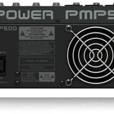 Behringer PMP500 EUROPOWER MIXER AMPLIFICATO 12 CANALI EFFETTI FBQ 500 WATT 4 MIC XLR IN + 4 STEREO image 2