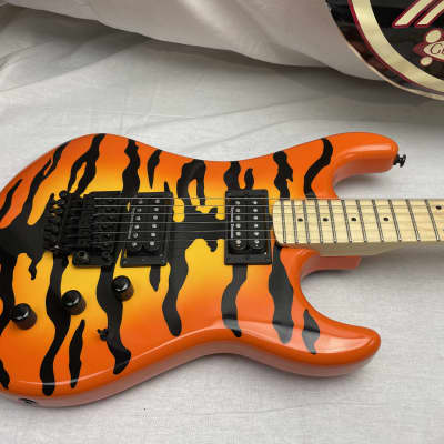 Kramer Pacer Series Vintage Electric Guitar 2020 - Orange Tiger image 2