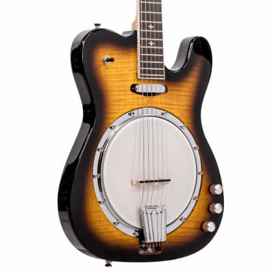 Gold Tone ES-Banjitar Electric Solid Body Hard Rock Maple Neck 6-String Banjo-Guitar image 1