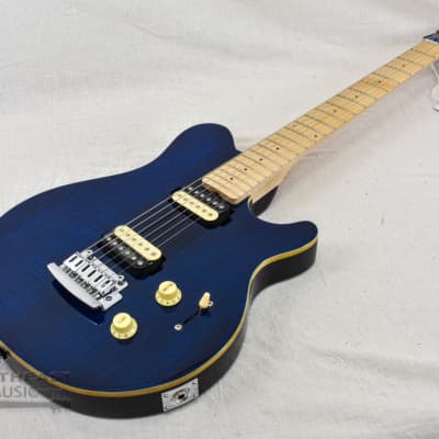 Sterling by Music-Man Axis Maple Top - Neptune Blue image 8
