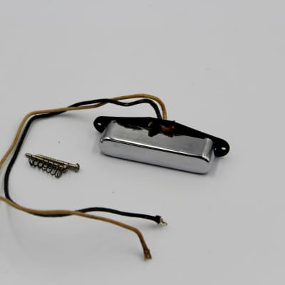 1990's Vintage Fender Telecaster Neck Single-Coil Pickup Chrome USA Tele image 2