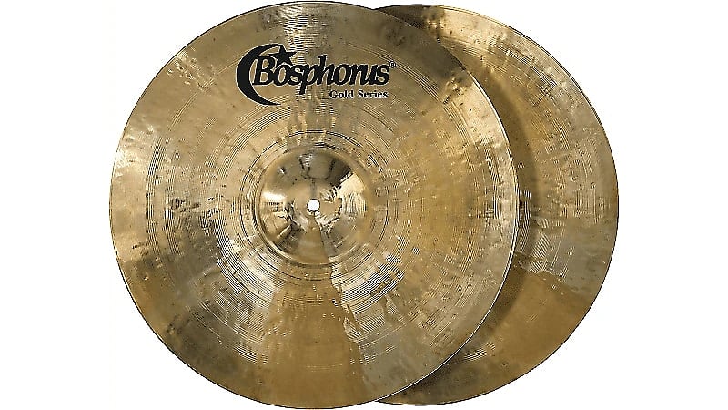 Bosphorus 14" Gold Series Extra Heavy Hi-Hat Cymbals (Pair) image 1