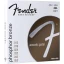 Fender Phosphor Bronze Acoustic Guitar Strings, Ball End, 60L .012-.053 Gauges
