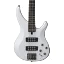 Yamaha TRBX304 Electric Bass Guitar, Solid Mahogany - White