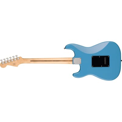 Squier Sonic Stratocaster Guitar, Laurel Fingerboard, Black Pickguard, California Blue image 2