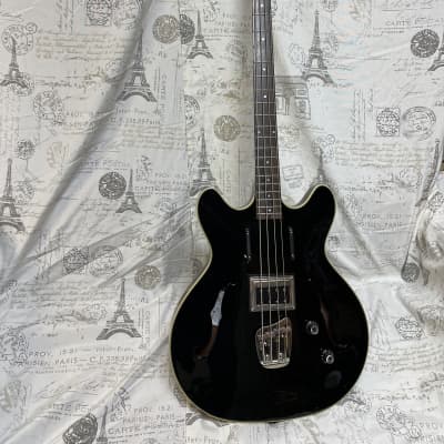 2017 Guild Newark St. Collection SFI Starfire I Bass RARE Single Pickup In Black With Original Hard Shell Case! for sale