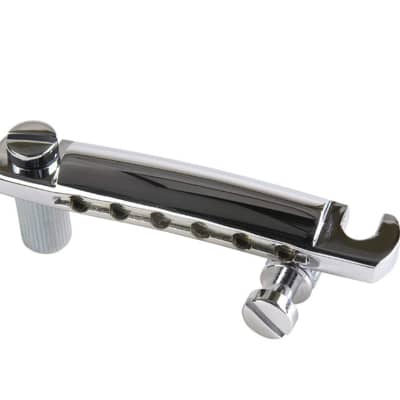 Gibson Stop Bar Tailpiece Chrome PTTP-010 for sale