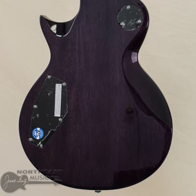 ESP/LTD EC-256FM Electric Guitar - See Thru Purple Sunburst image 7