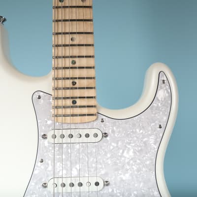 ESP E-II Vintage Plus SC Pearl White Joe Stump YJM Electric Guitar image 5