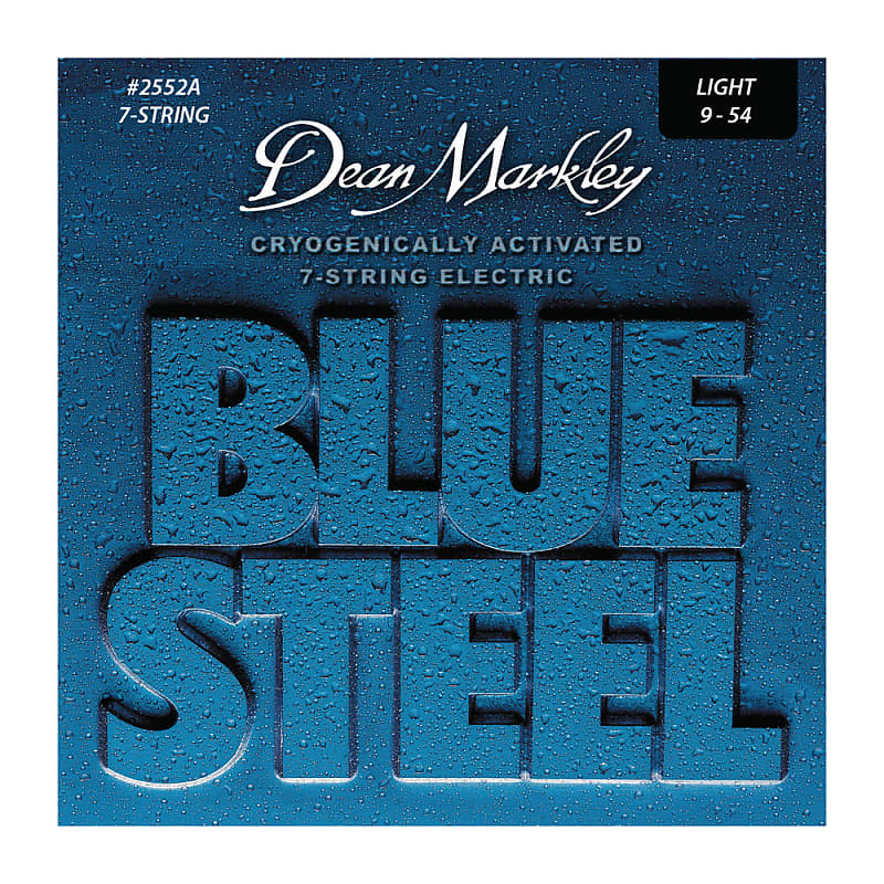 Dean Markley Blue Steel Electric Guitar Strings 7 String Set (.009 - .054) image 1