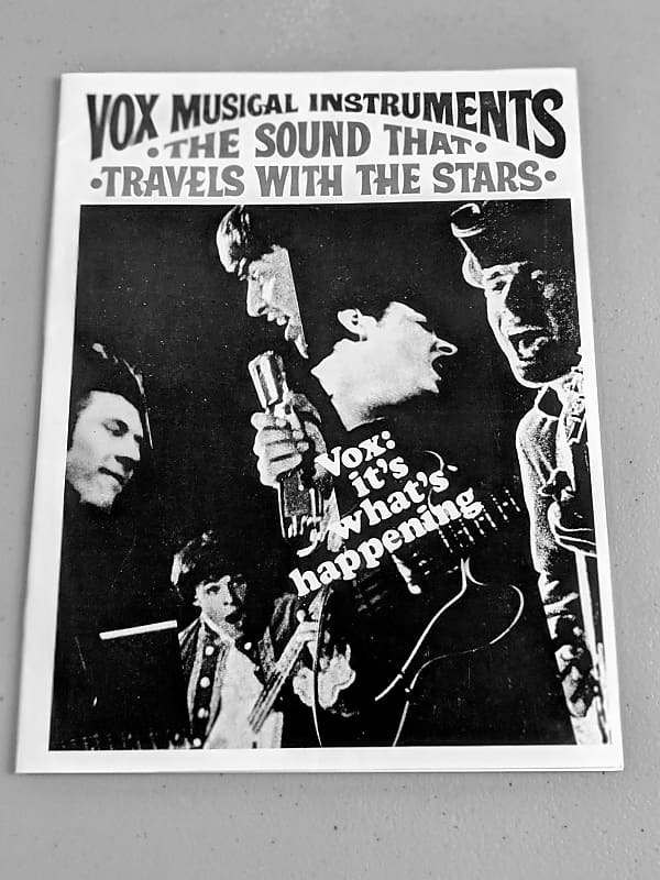 Vox Musical Instruments Catalog 1968