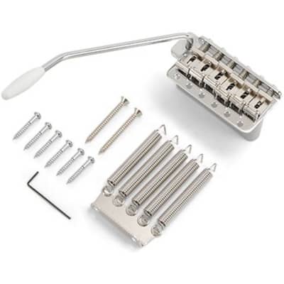 Immagine NEW Gotoh GE101T Traditional Vintage Tremolo for Strat Steel Saddles - CHROME - 2
