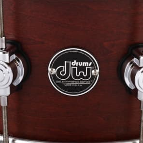 DW Performance Series Snare Drum - 6.5 x 14-inch - Tobacco Satin Oil image 7