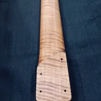 Master Grade Roasted Flamed Maple Neck for T 2022 Natural Roasted Maple Oil Finish image 7