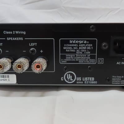 Onkyo Integra ADM-30.1 Stereo Amplifier - 40 Watt Amp with | Reverb