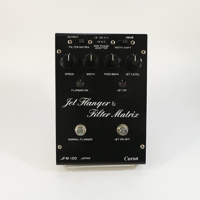 Coron JFM-100 Jet Flanger & Filter Matrix Analog BBD (fully serviced, Reticon SAD1024, vintage, Made in Japan) image 1