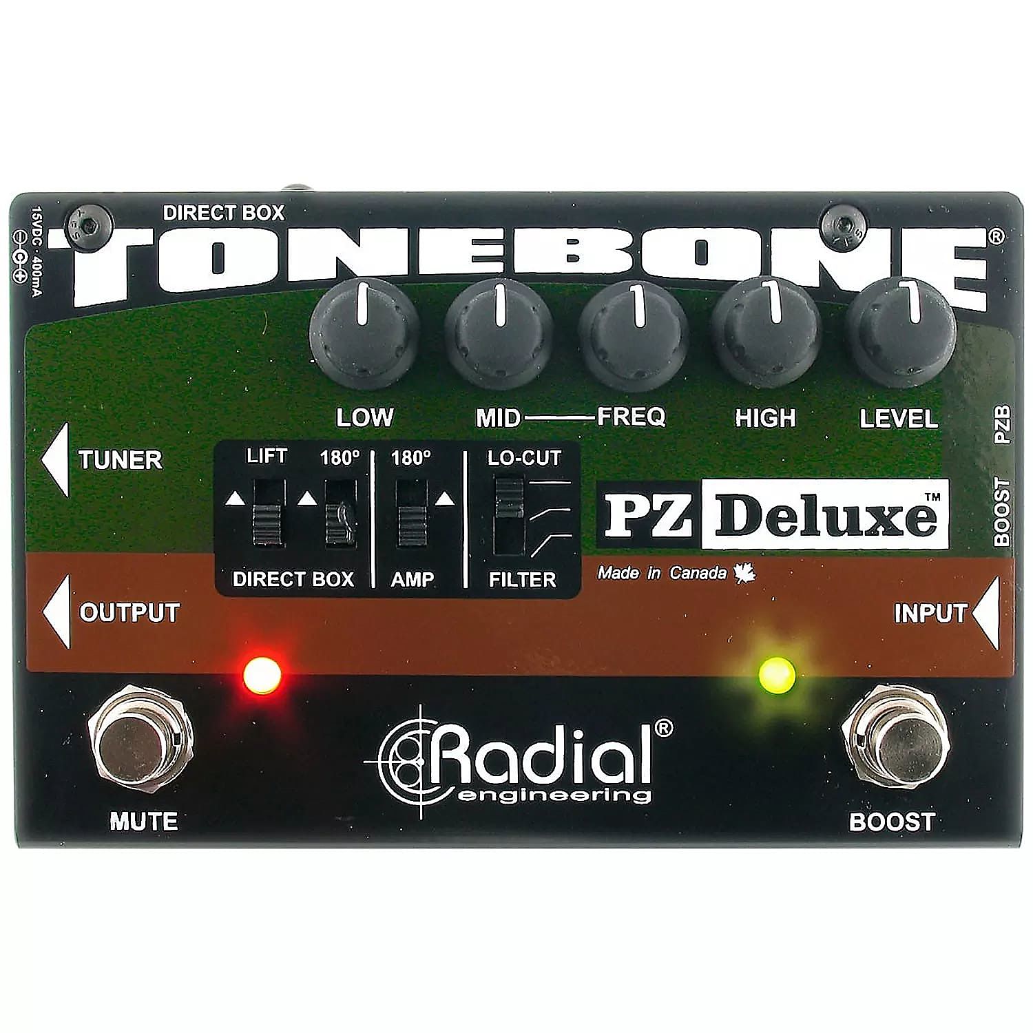 Radial Tonebone PZ-Deluxe Acoustic Preamp | Reverb