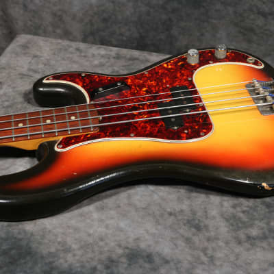 1965 Fender Precision Bass 1965 - Sunburst image 9