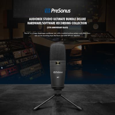PreSonus AudioBox 96 Studio Complete with Studio One Artist and Studio Magic Recording (25th Anniversary Black) Mac and Windows Compatible with Microphone, Studio Monitors, Headphones and More in Bundle for Engineers, Musicians image 5