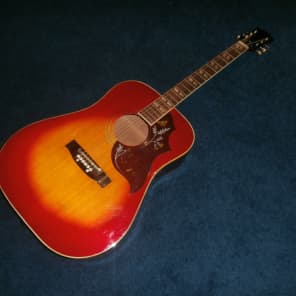Vintage Early 1970's Japan Hummingbird Lawsuit Acoustic