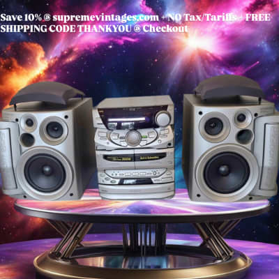 Kenwood XD-A8 Component 610 Watt Total 3 CD Changer 2 Cassettes AM