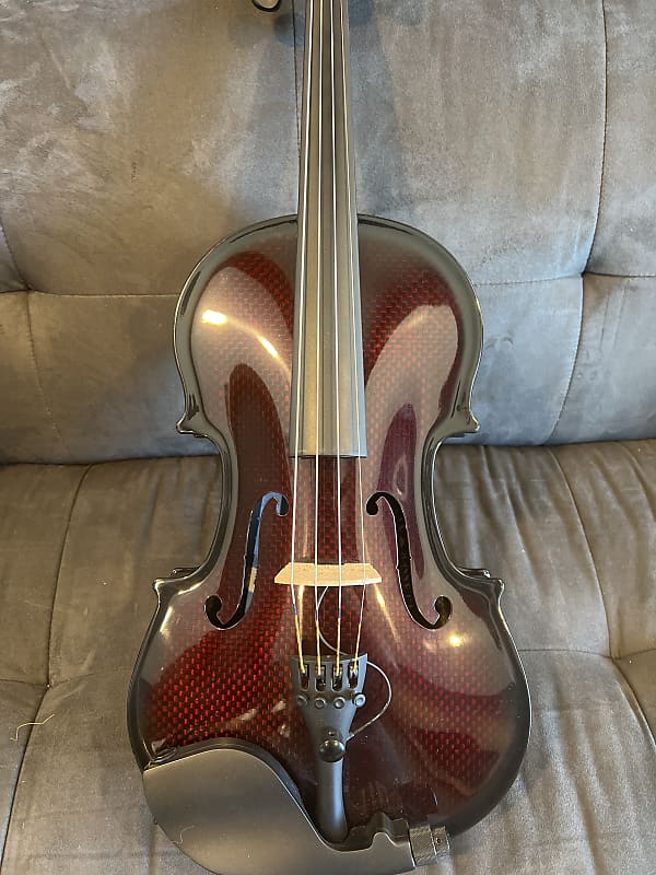 Glasser Carbon Composite Acoustic Electric Viola 2021 Red Reverb