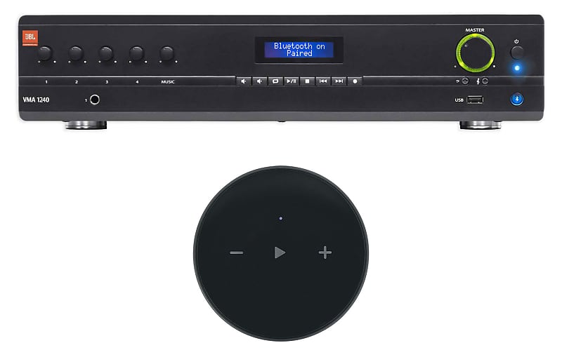 JBL VMA1240 Commercial 70v Bluetooth Mixer/Amplifier+Wifi Streaming Receiver